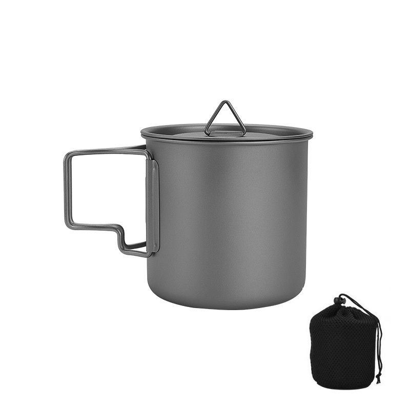 Camping Cooking Mug - Mug de camping en titane avec