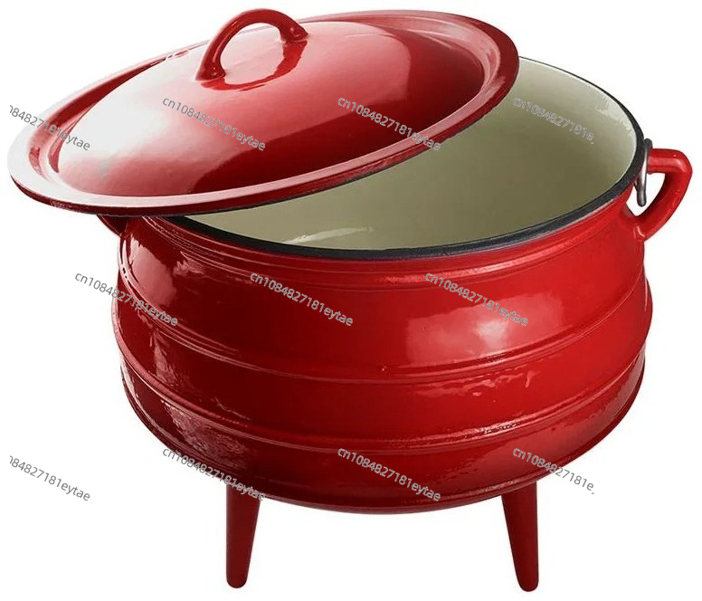 Camp Dutch Oven Cast - Potjie en fonte émaillée, flambant neuf,