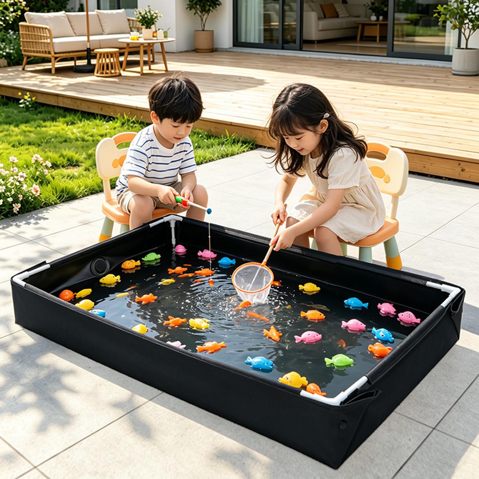 Camping Cooking Table Foldable - Bac à sable pliable pour enfants,