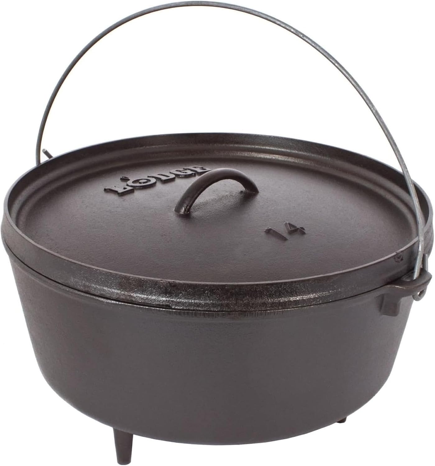 Camp Dutch Oven Cast - Cocotte de camping - Fonte pré-culottée,