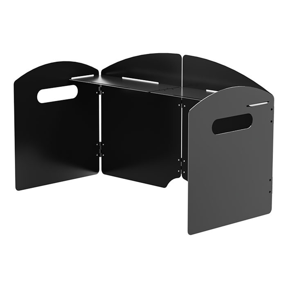 Camping Cooking Wind Blocker - Bouclier coupe-vent portable pour la cuisine