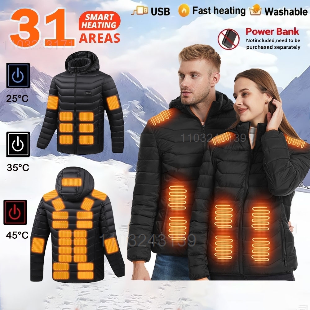 Camping Cooking Windbreak - 31 zones vestes chauffantes hommes femmes
