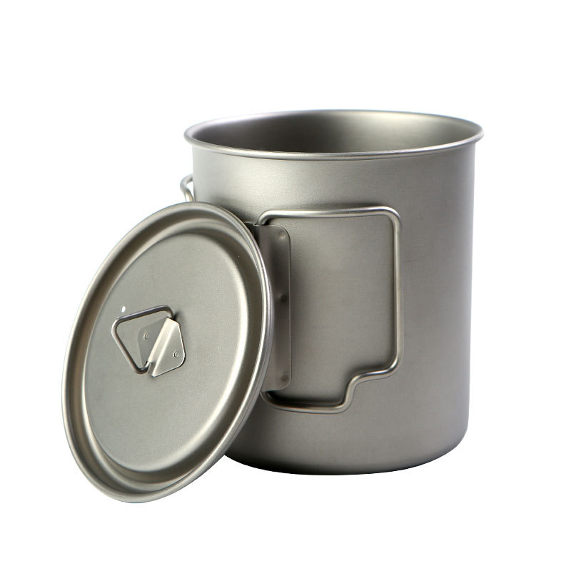 Camping Cooking Mug - Marmite de camping en titane avec