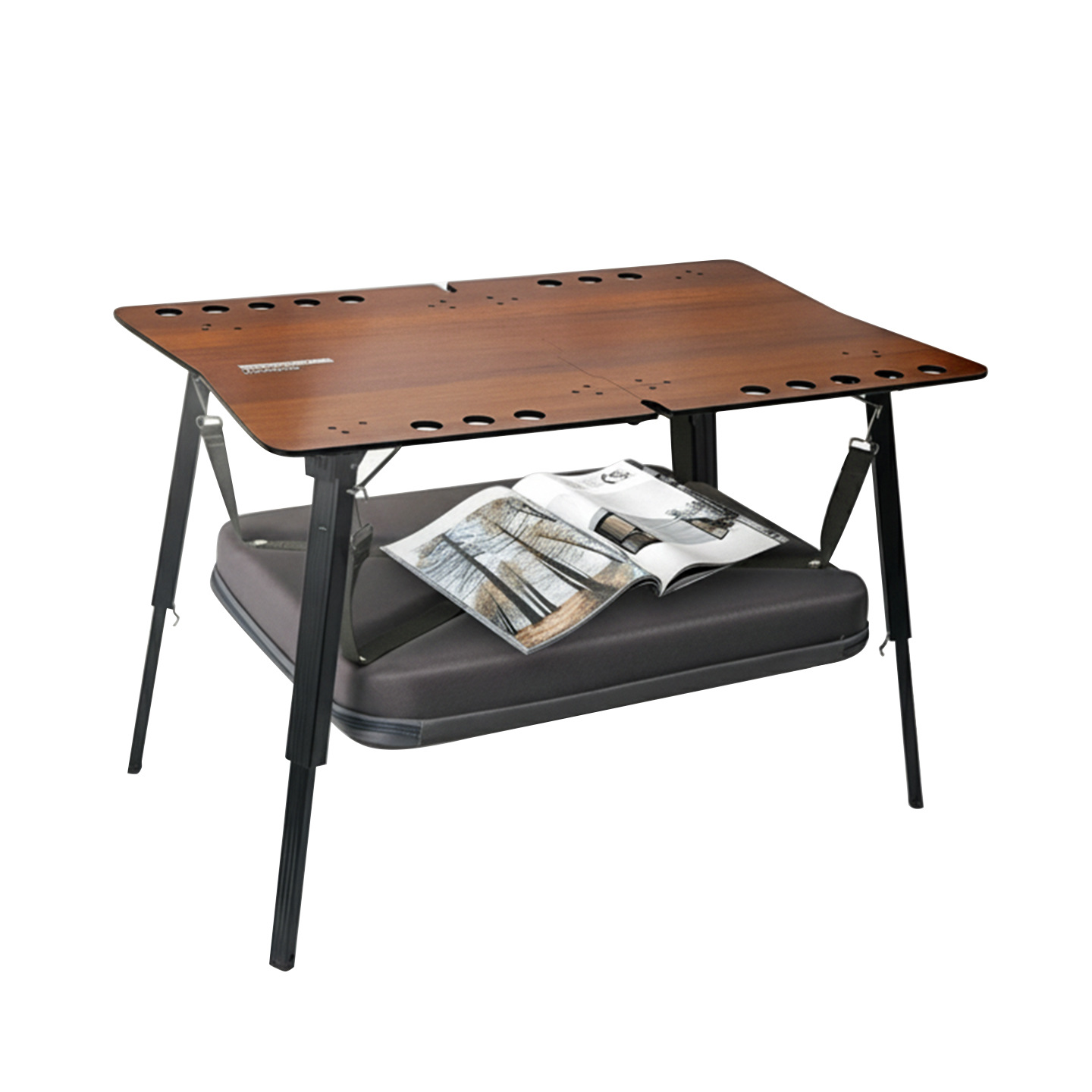 Camping Cooking Table Foldable - Table pliante en aluminium pour l'extérieur,