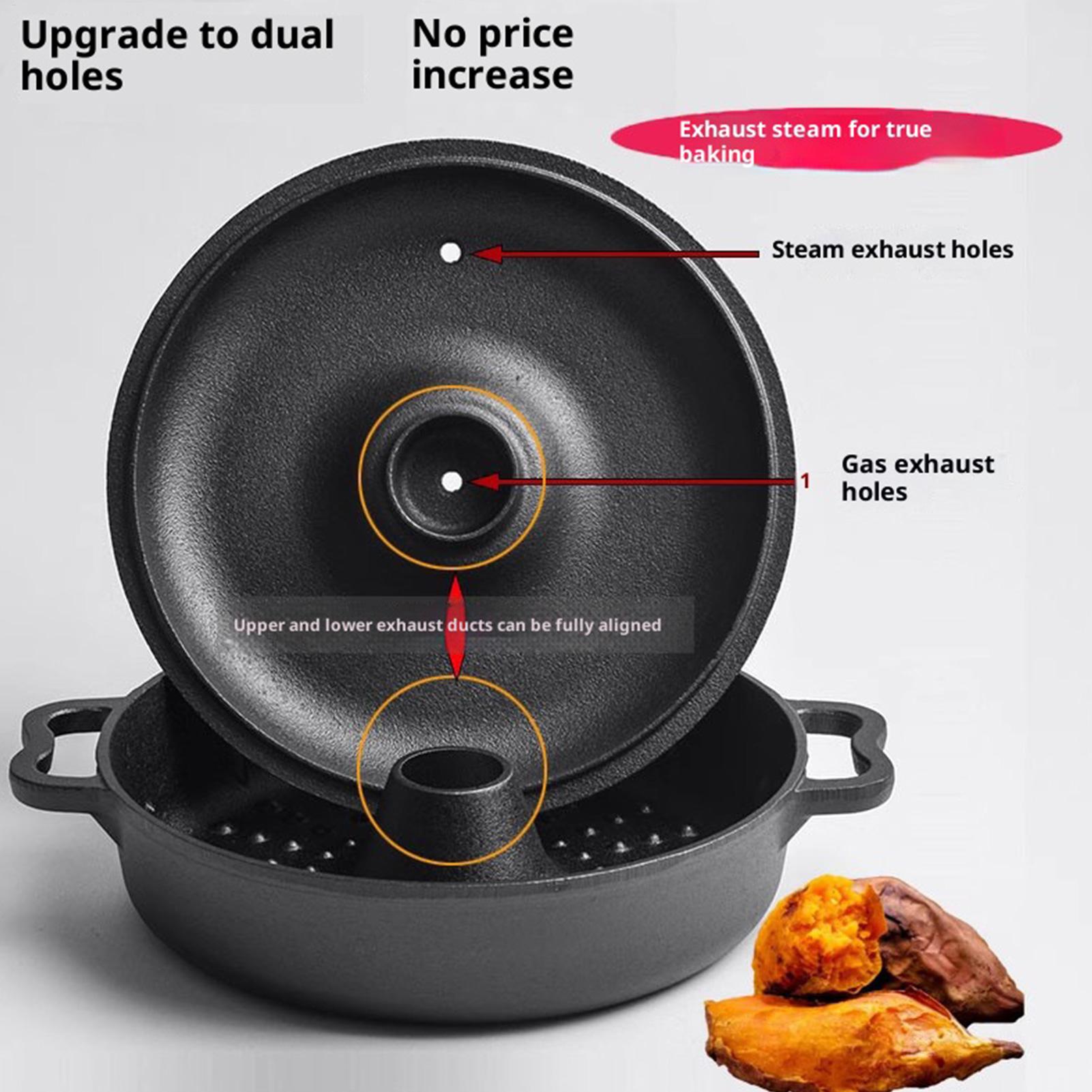 Camp Dutch Oven Cast - Chaudron en fonte pour la cuisson,