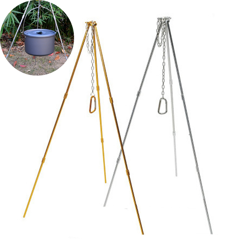 Camping Cooking Pot Tripod - Trépied de camping en plein air,