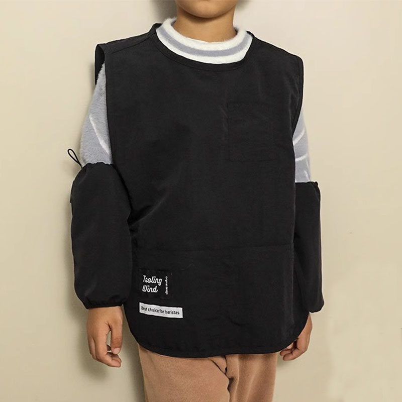 Camping Cooking And Drinking - Tablier léger et imperméable pour enfants,