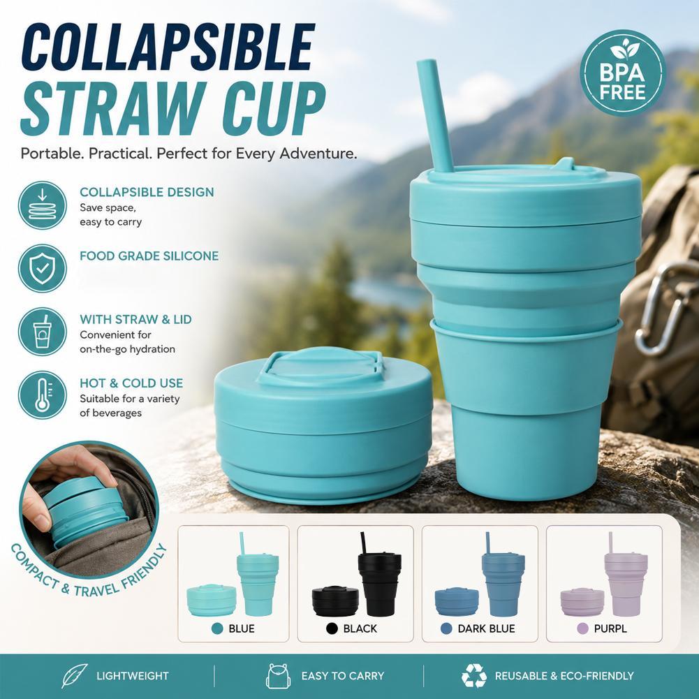 Camping Cooking Mug - Tasse à café pliable en silicone