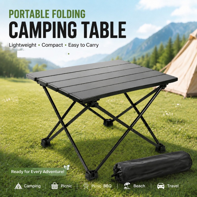 Camping Cooking Table Foldable - Table de camping pliable légère et
