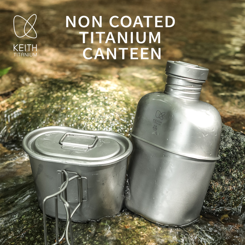 Camping Cooking Mess Kit - KEITH Kit de cantine en titane