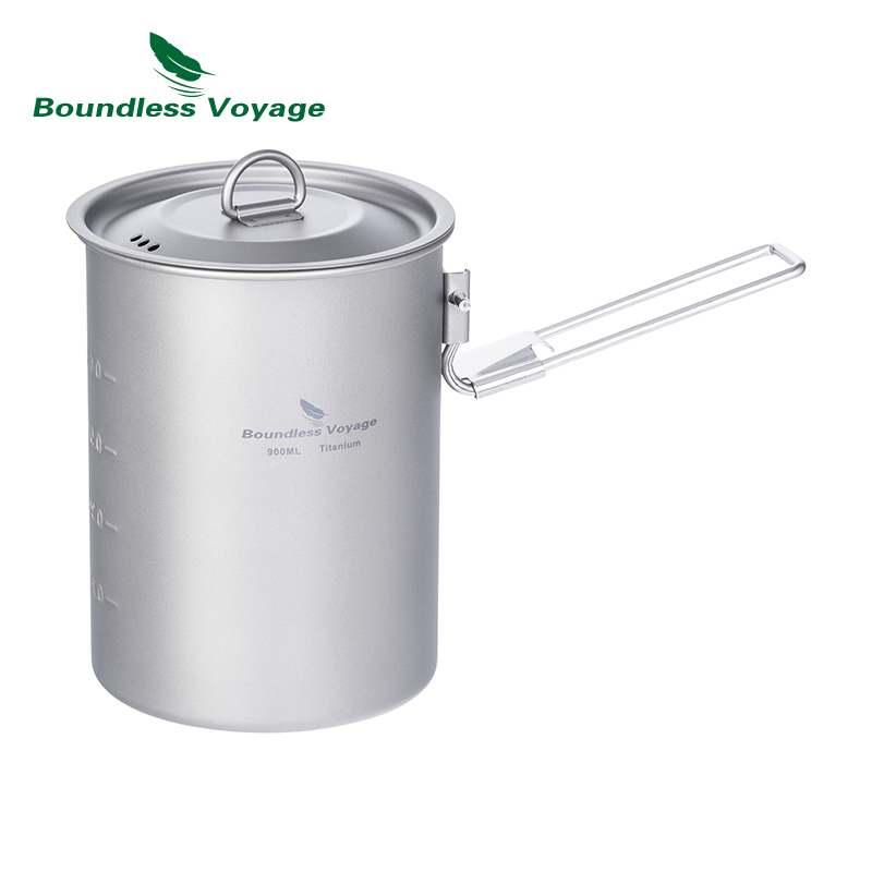 Camping Cooking Mug - Boundless Voyage – Pot en titane