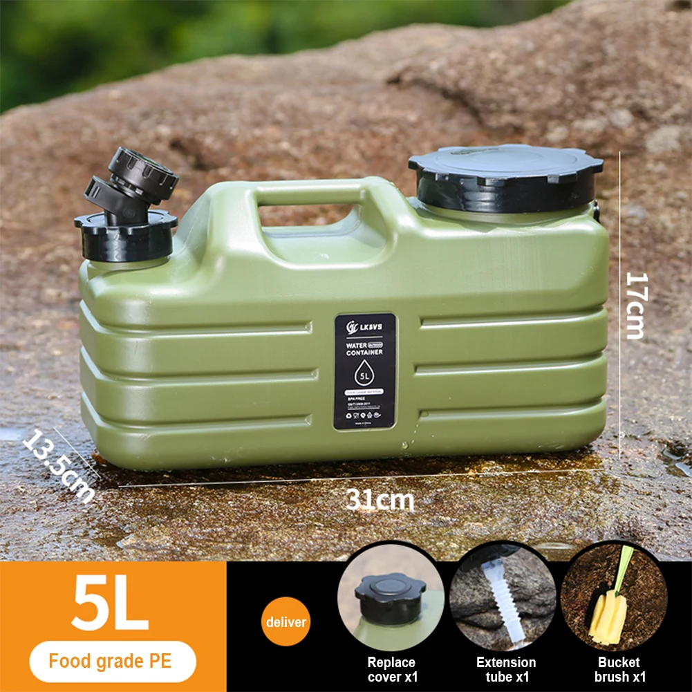 Camping Cooking And Drinking - Conteneur d'eau de camping 5L, grande