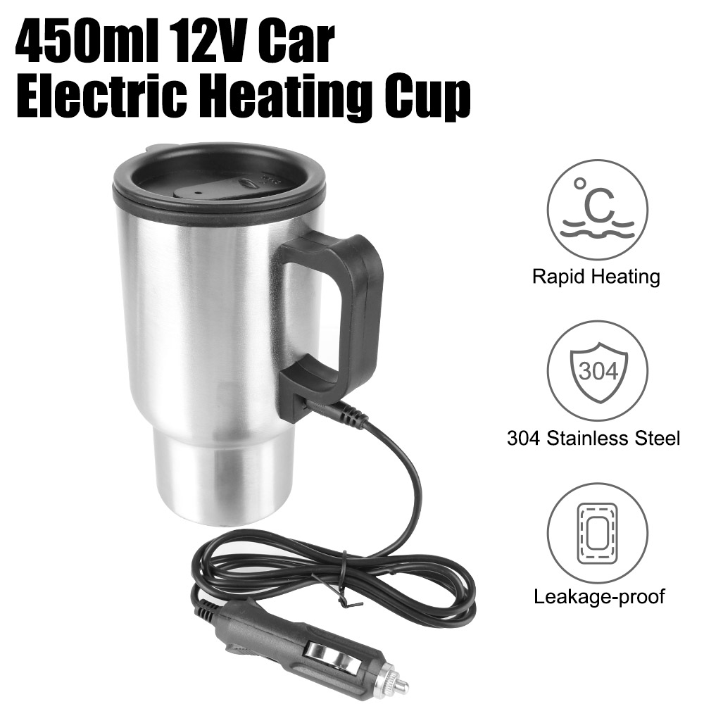 Camping Cooking Mug - Bouilloire de voiture chauffante électrique, tasse