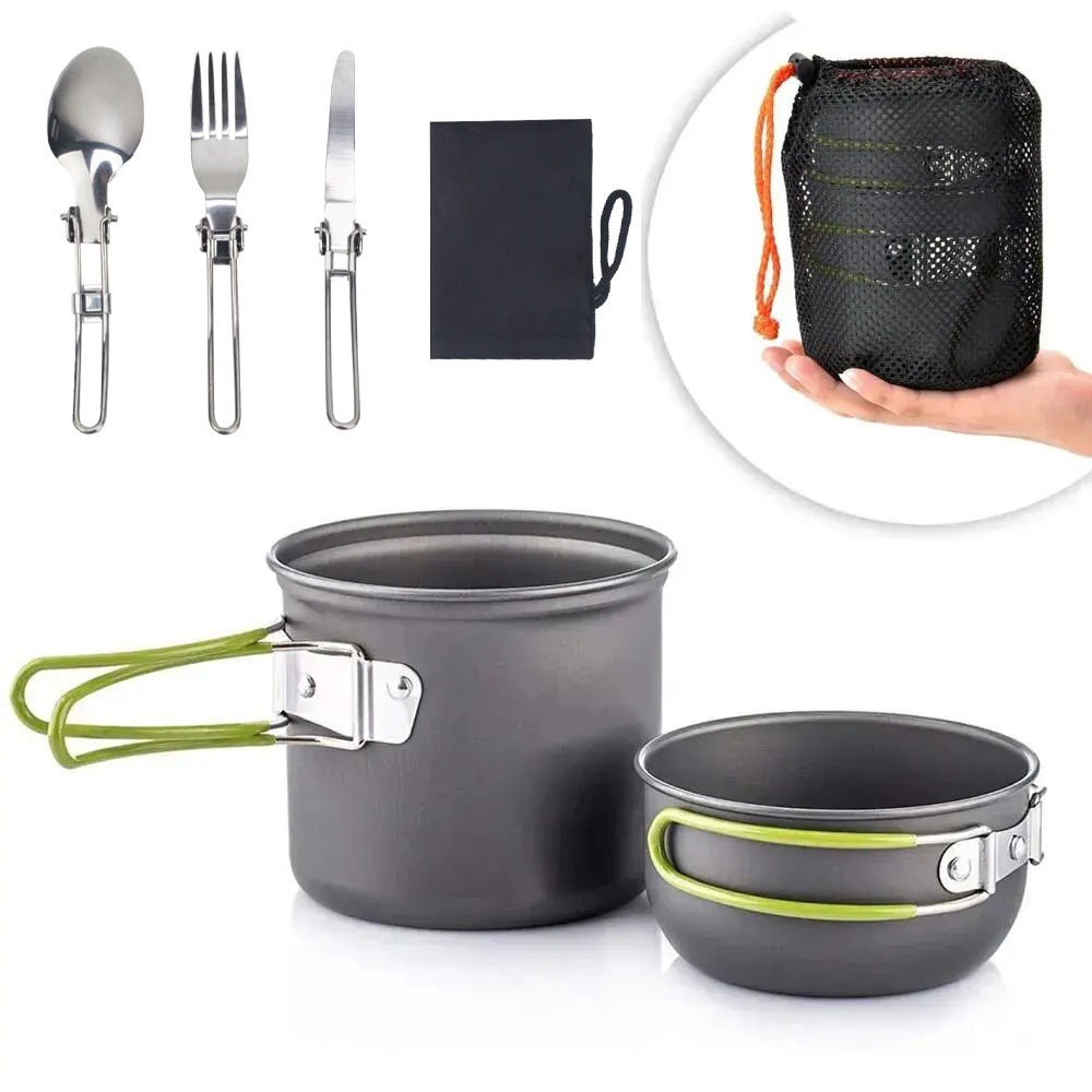 Camping Cooking Mess Kit - Kit de cuisine de camping ultraléger,