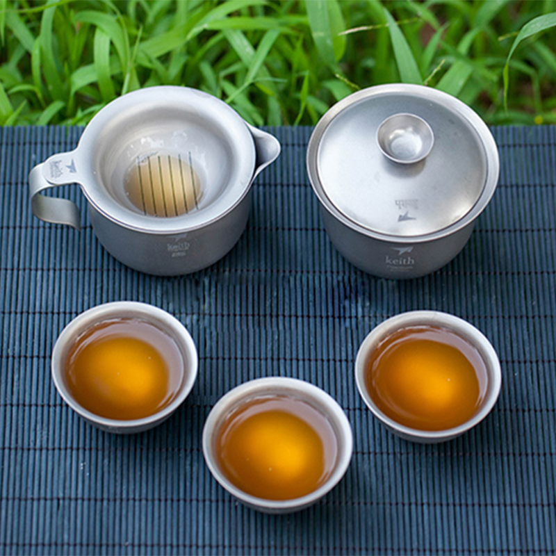 Camping Cooking Set With Kettle - Logitech – service à thé Kung