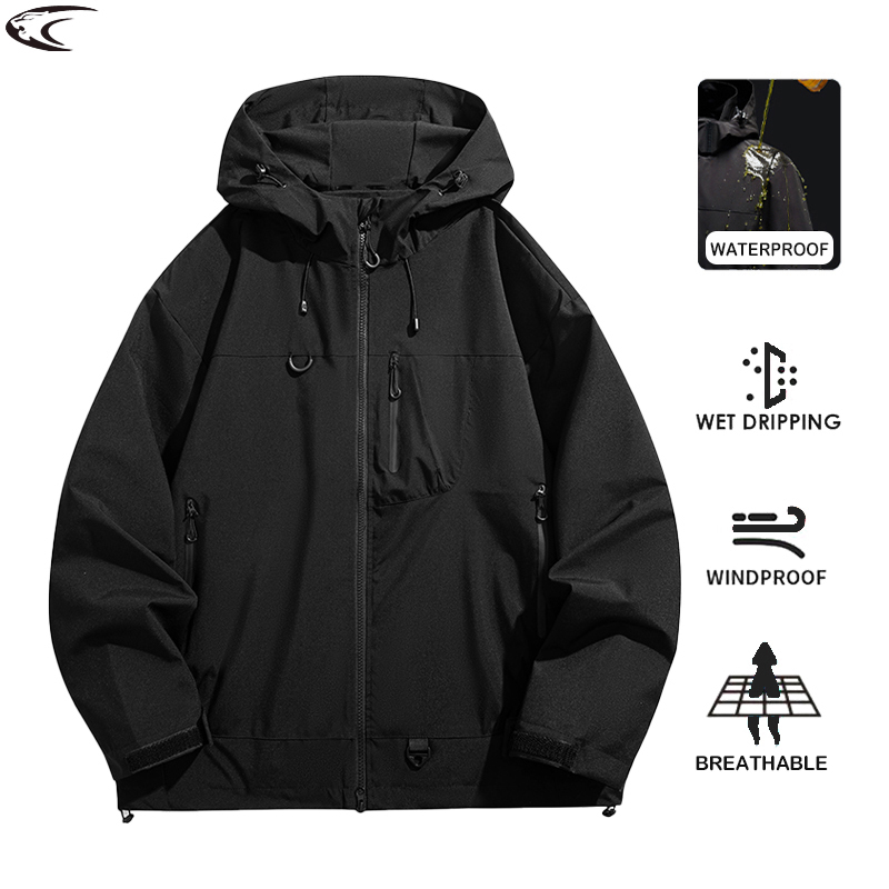 Camping Cooking Windbreak - LNGXO Veste coupe-vent imperméable unisexe pour
