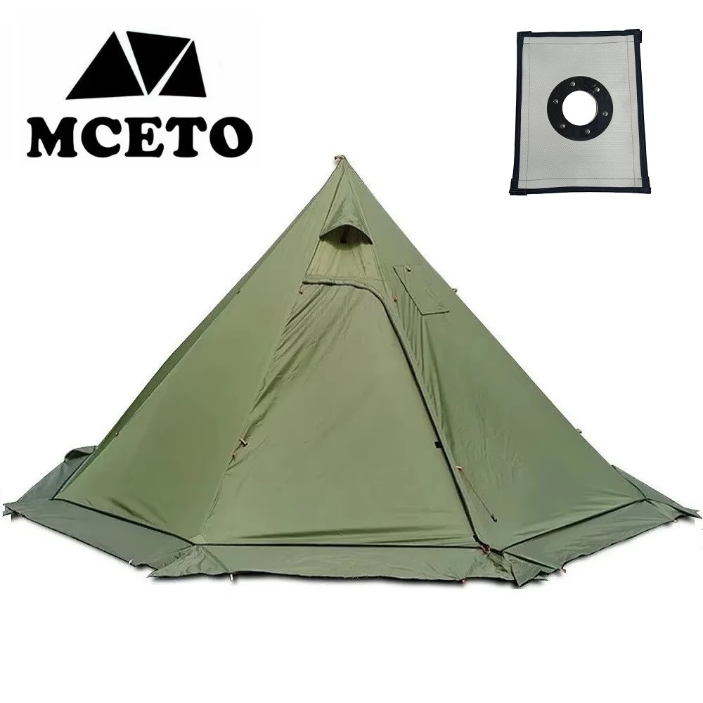 Camping Cooking Tent - Nouvelle tente pyramidale avec jupe de