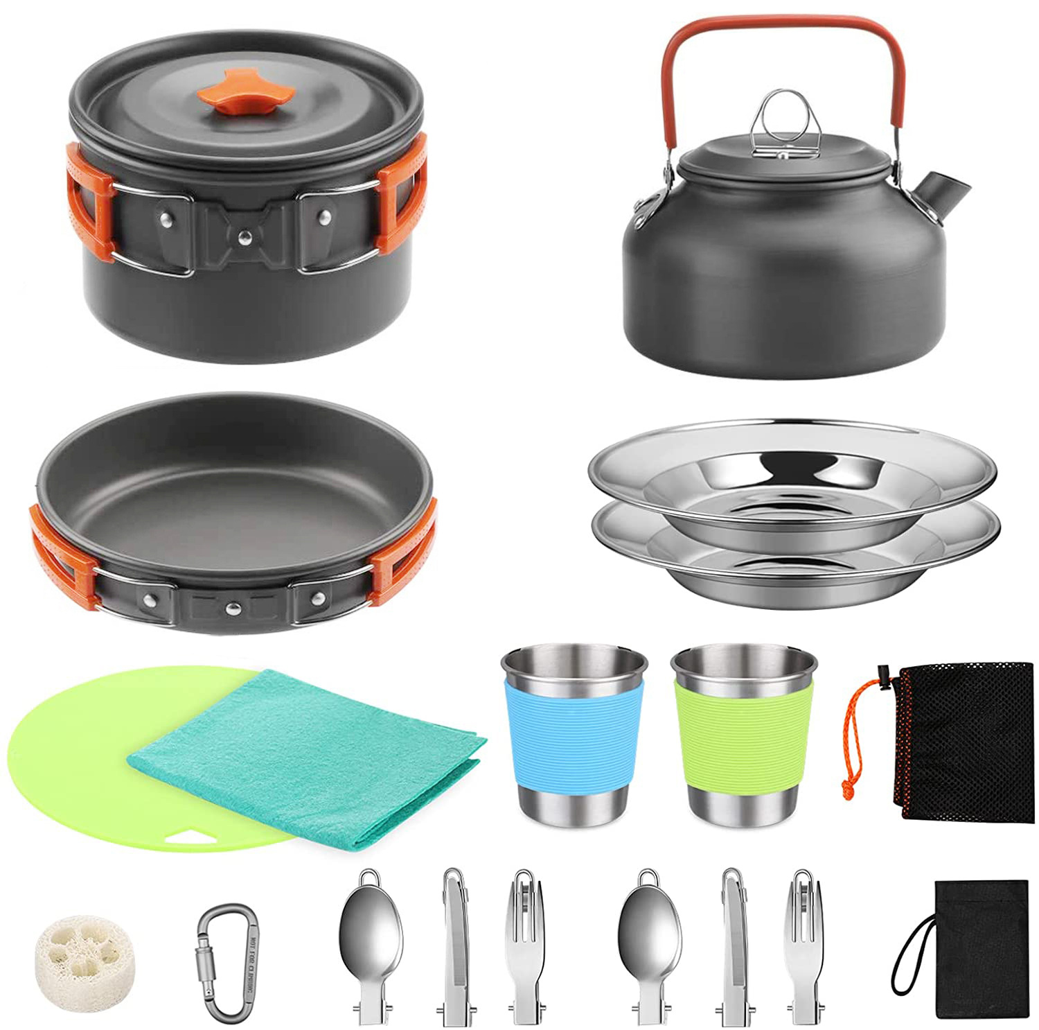 Ensemble de cuisine de camping - Camping Cooking Set With Kettle avis et prix
