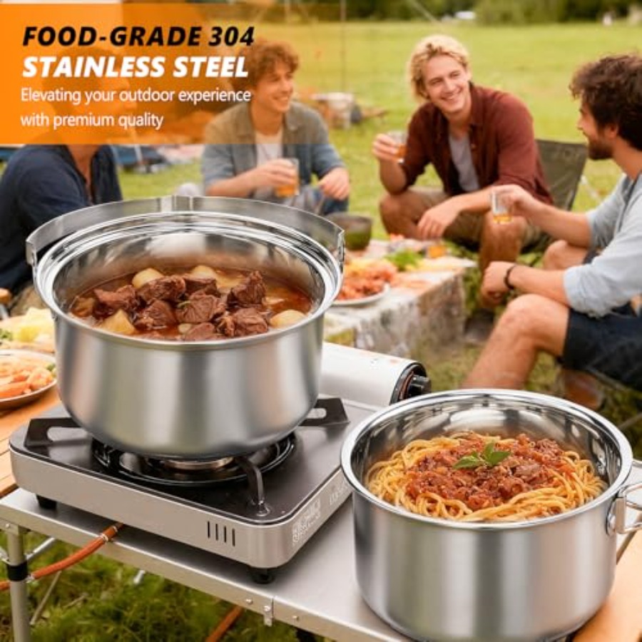 Ensemble de cuisine de camping - Camping Cooking Mess Kit avis et prix