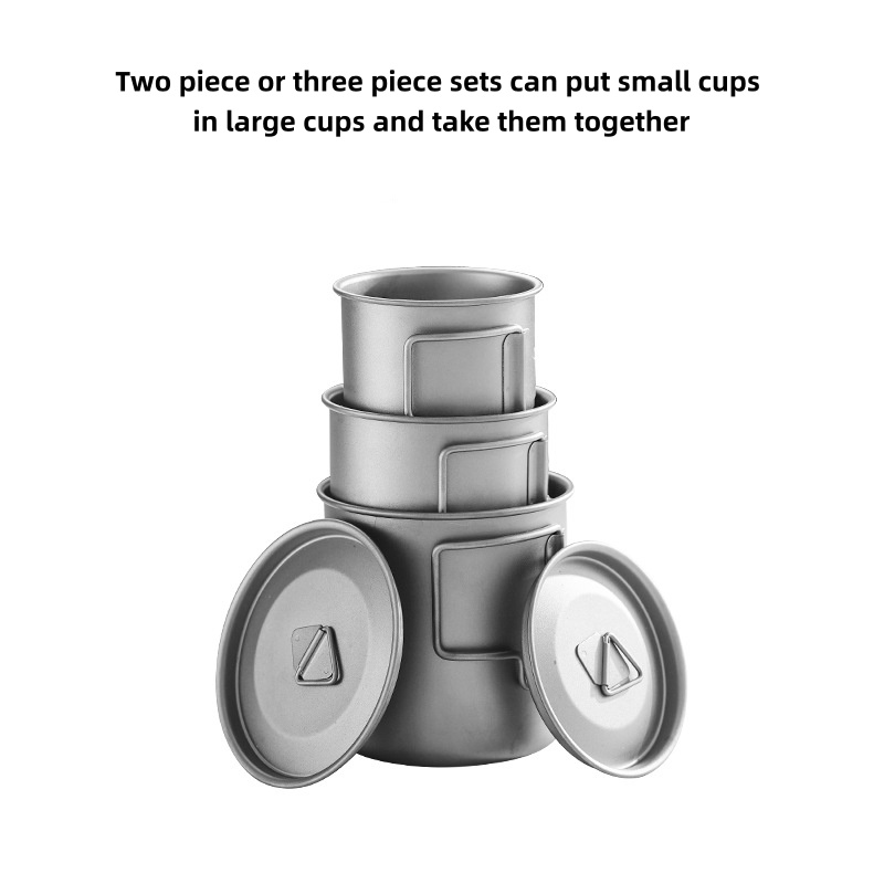 Mug de camping en titane avec  - Camping Cooking Mug avis et prix