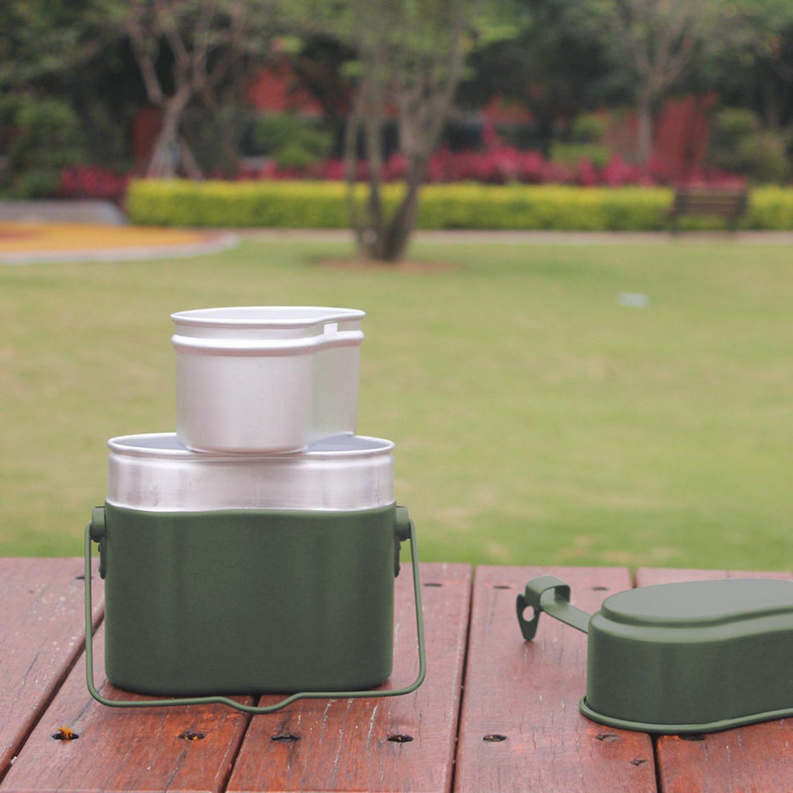 Lot de 3 boîtes à lunch, casse - Camping Cooking Mess Kit avis et prix