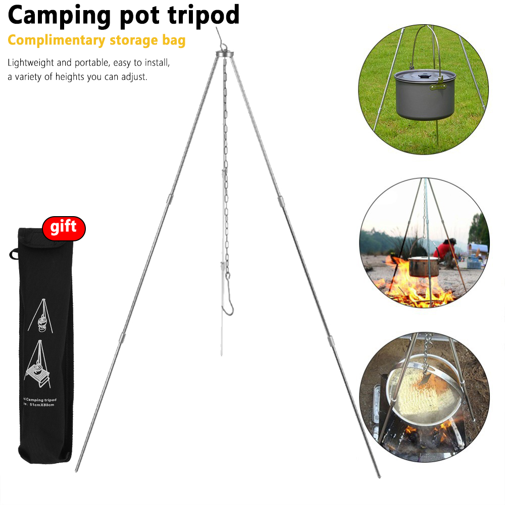 Trépied de feu de camp de Camp - Camping Cooking Pot Tripod avis et prix