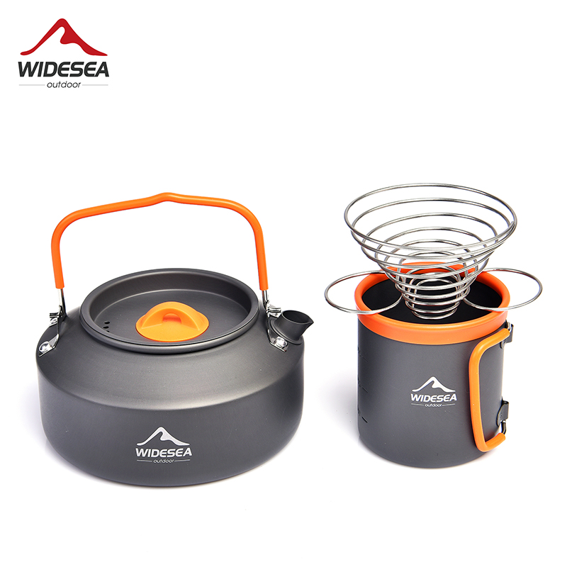 ESEA-Ensemble d'ustensiles de  - Camping Cooking Set With Kettle avis et prix