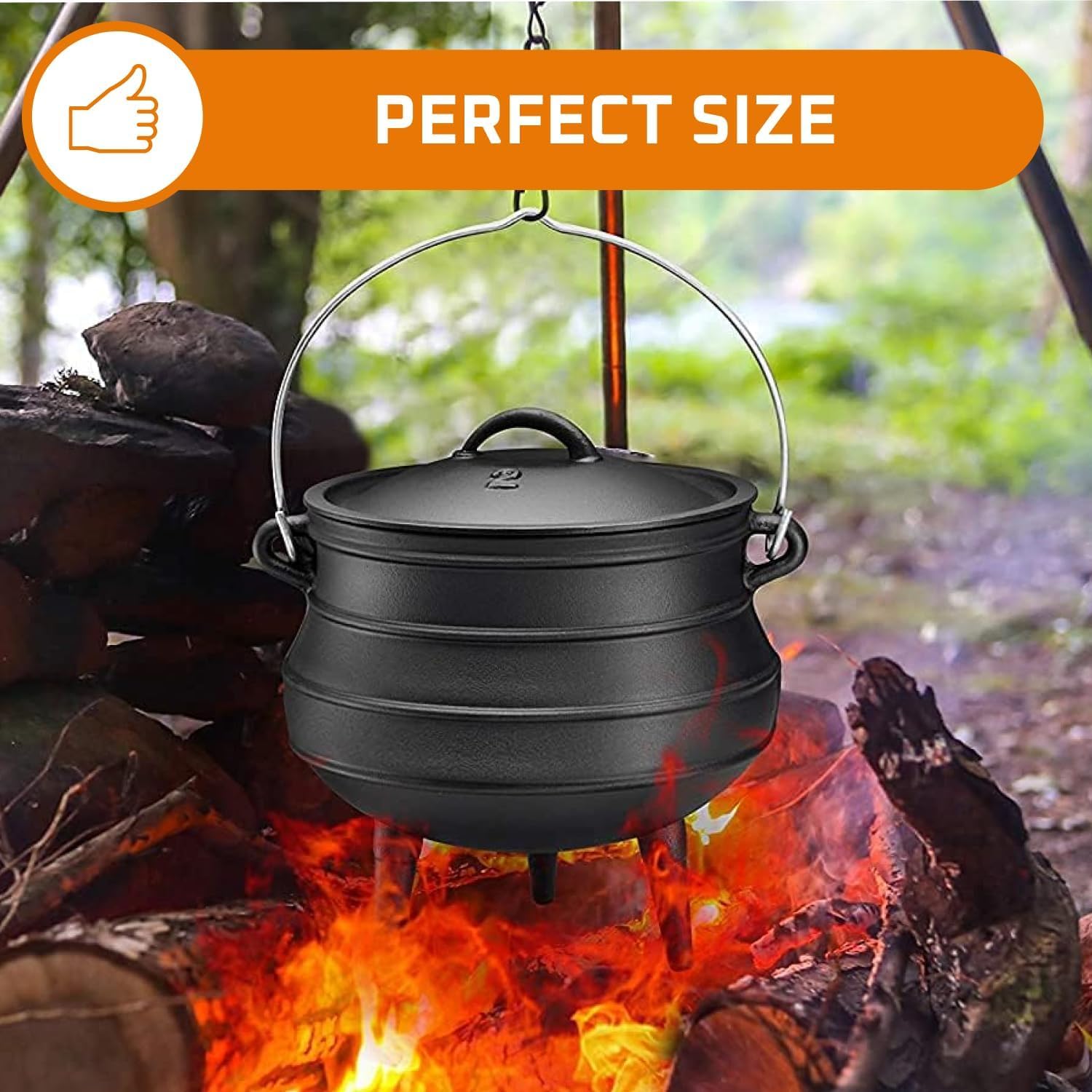 Marmite en fonte de 12 litres  - Camp Dutch Oven Cast avis et prix