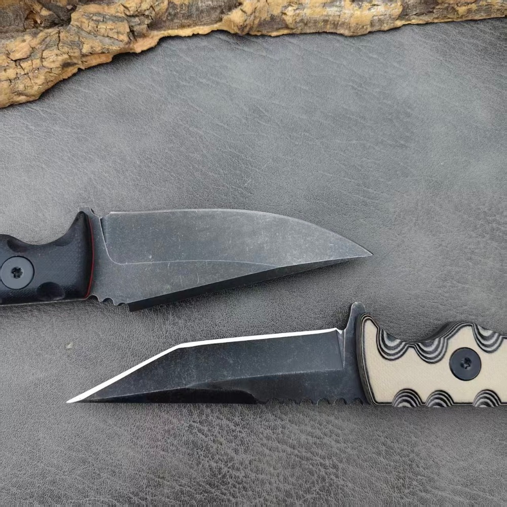Couteau droit G10 Handle Outdo - Camping Cooking Knife With Sheath avis et prix