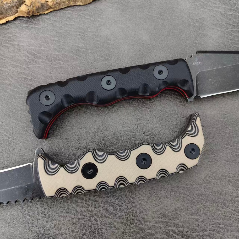 Couteau droit G10 Handle Outdo - Camping Cooking Knife With Sheath avis et prix