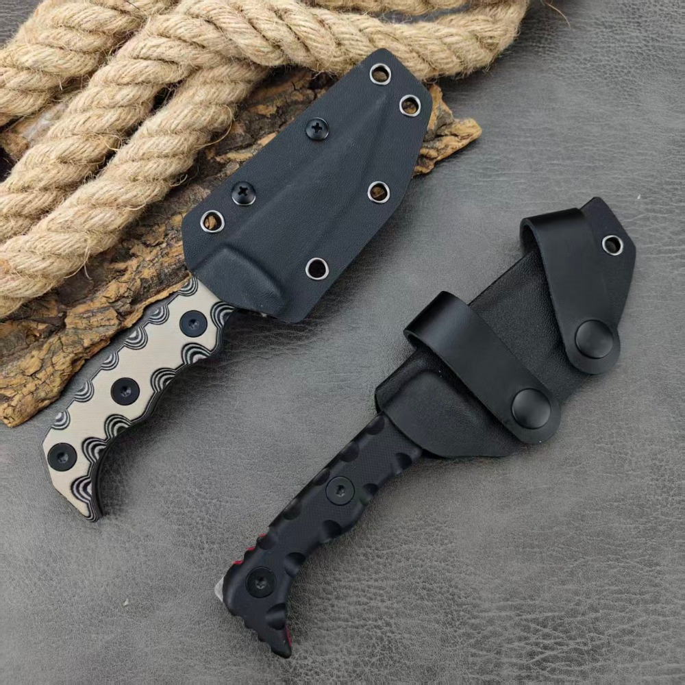 Couteau droit G10 Handle Outdo - Camping Cooking Knife With Sheath avis et prix