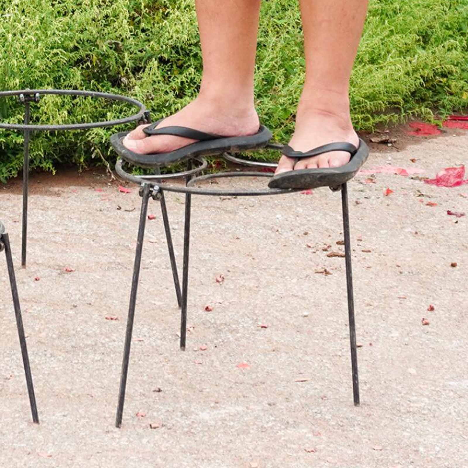 Support de barbecue pliable po - Camping Cooking Pot Tripod avis et prix