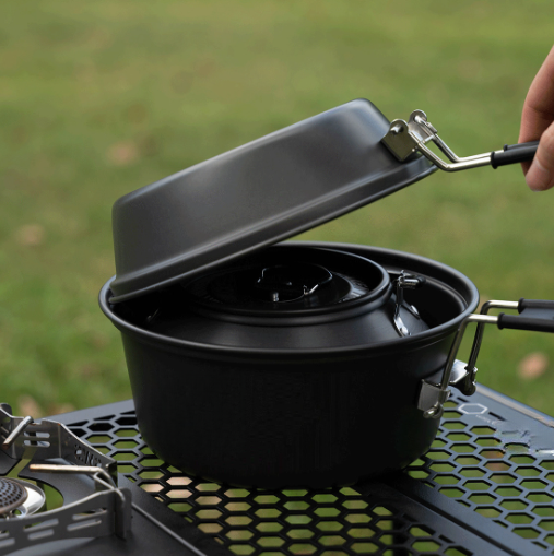 Ensemble de cuisine de camping - Camping Cooking Set With Kettle avis et prix