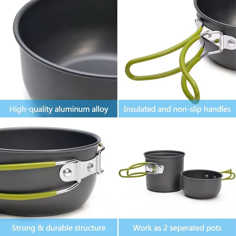 Ustensiles de cuisine de Campi - Camping Cooking Mess Kit avis et prix