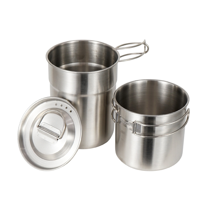 Bouilloire de Camping en acier - Camping Cooking Set With Kettle avis et prix