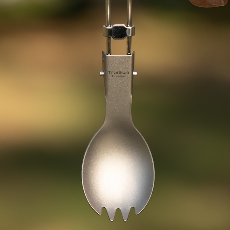 Cuillère-fourchette en titane  - Camping Cooking Mug avis et prix