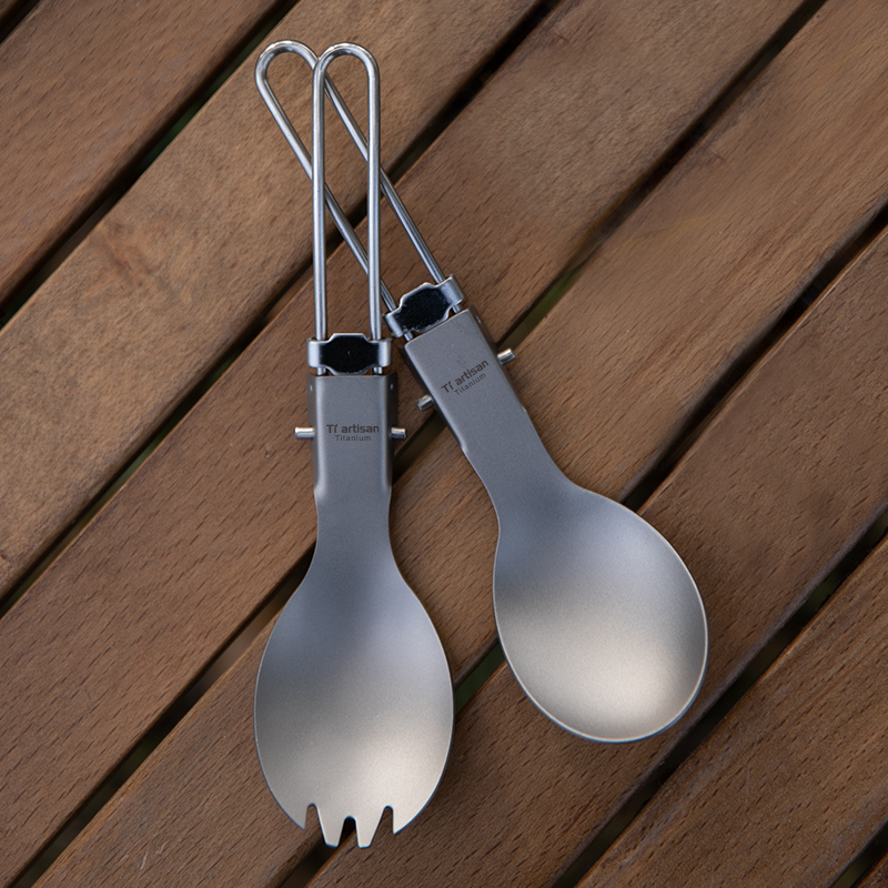 Cuillère-fourchette en titane  - Camping Cooking Mug avis et prix