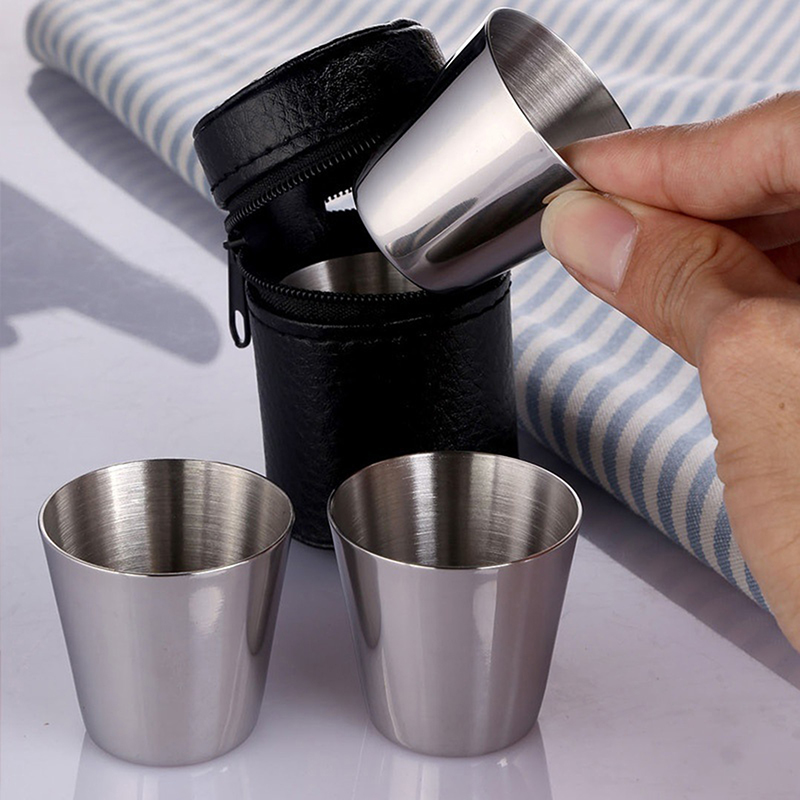 4/6 pièces tasses en acier ino - Camping Cooking Mug avis et prix