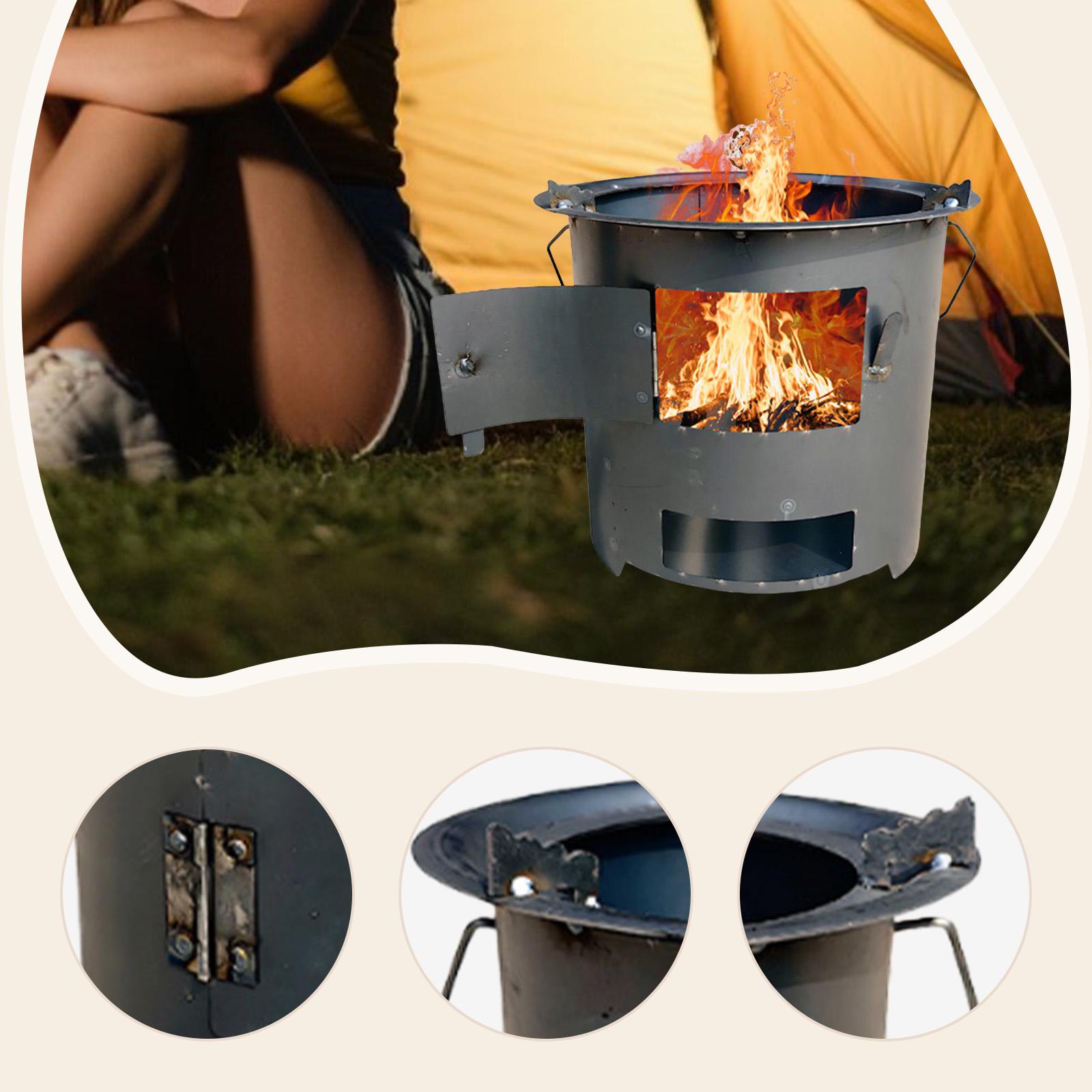 Réchaud de camping pliable en  - Camping Cooking Fire Pit avis et prix