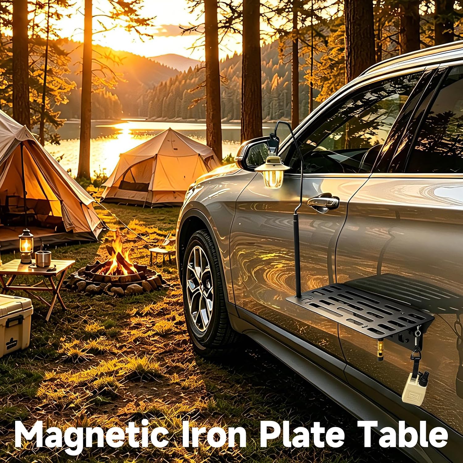 Table latérale magnétique plia - Camping Cooking Table Foldable avis et prix