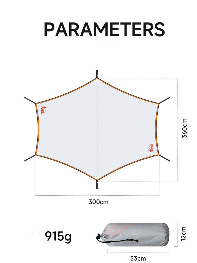 Tente auvent pare-soleil, abri - Camping Cooking Tent avis et prix