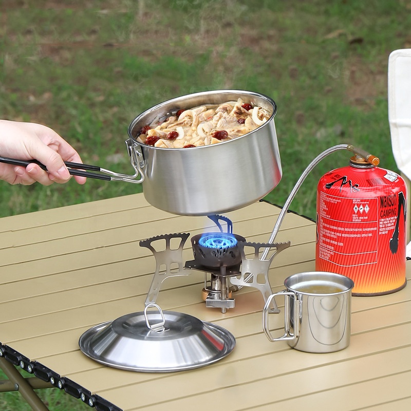 Offre spéciale 304 en acier in - Camping Cooking Mess Kit avis et prix