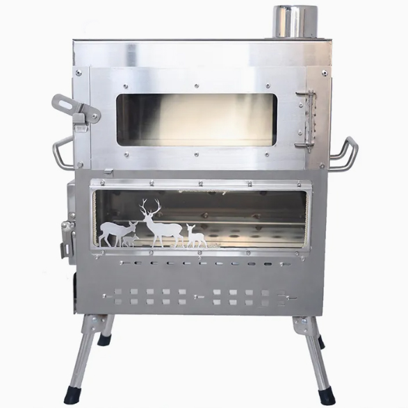 Four à bois de camping en acie - Camping Cooking Tent avis et prix