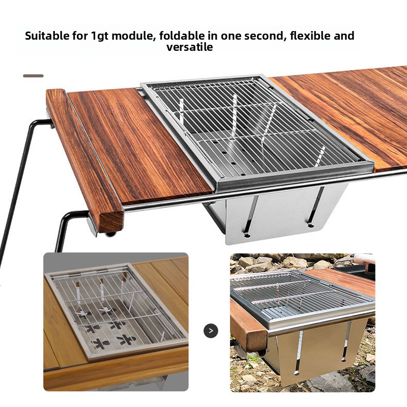 IGT Barbecue pliable en acier  - Camping Cooking Fire Pit avis et prix