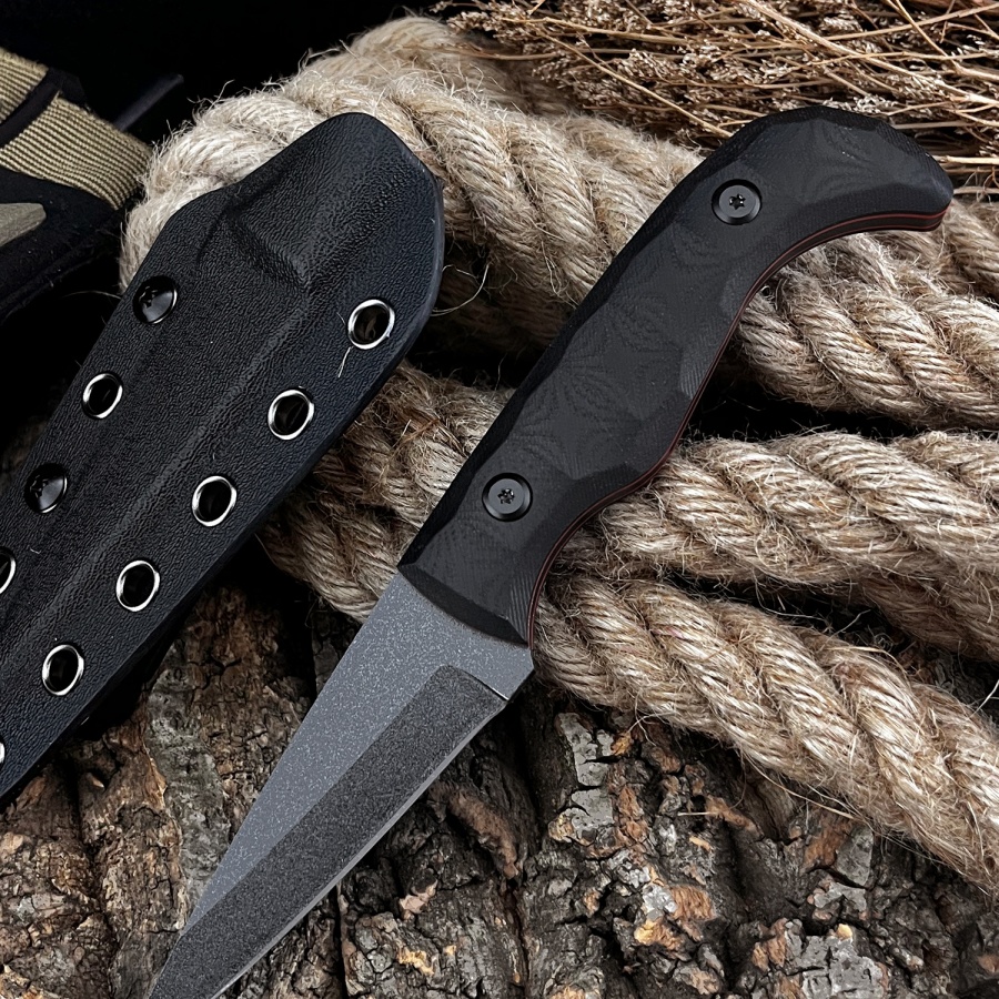 Couteau droit durable pour la  - Camping Cooking Knife With Sheath avis et prix