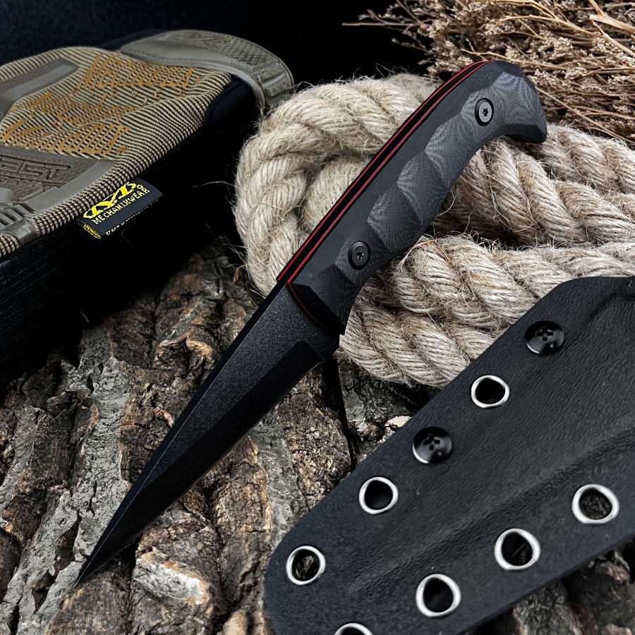 Couteau droit durable pour la  - Camping Cooking Knife With Sheath avis et prix