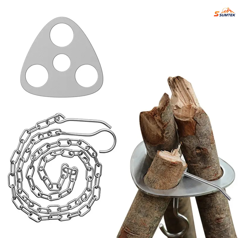 Trépied de Camping Portable en - Camping Cooking Hanger avis et prix