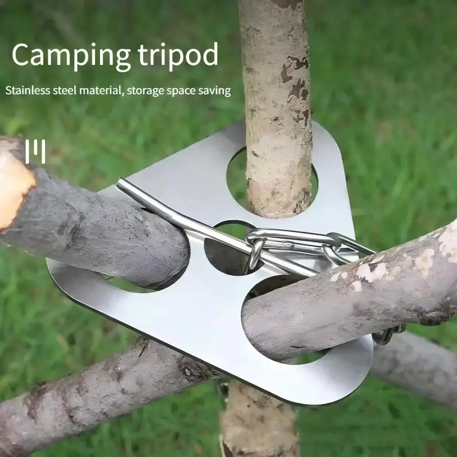 Trépied de Camping Portable en - Camping Cooking Hanger avis et prix