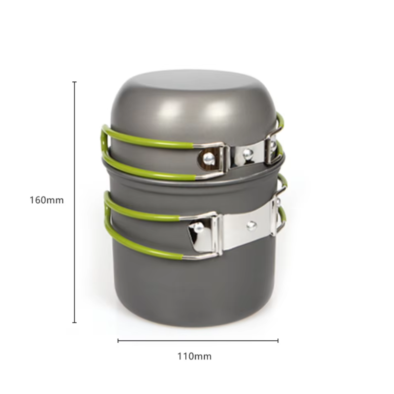 Ensemble de casseroles de camp - Camping Cooking Mess Kit avis et prix
