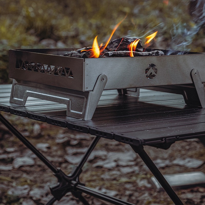 Barbecue portable pliable en a - Camping Cooking Fire Pit avis et prix